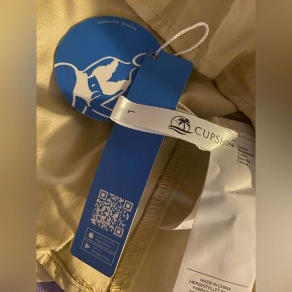 NWT Marlene Ruffle Off Shoulder Tie Waist Mini Dress - Size. L Cupshe - Picture 5 of 7